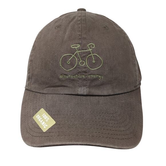 Alternative Energy Baseball Cap Brown OS Adjustable Embroidered Life Is Good - Picture 1 of 9